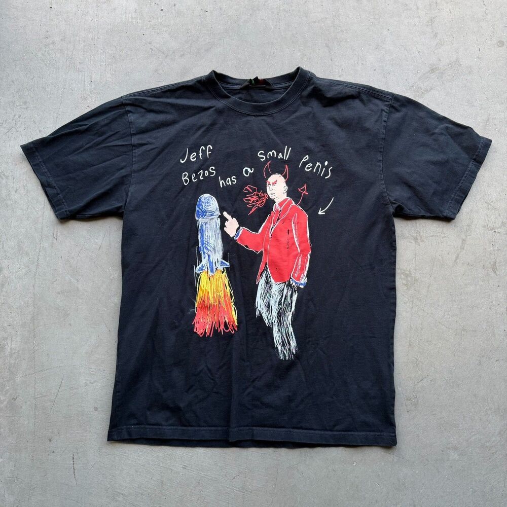 Teddy Fresh Mens M Limited Edition T-Shirt Jeff Bezos Small Streetwear Casual